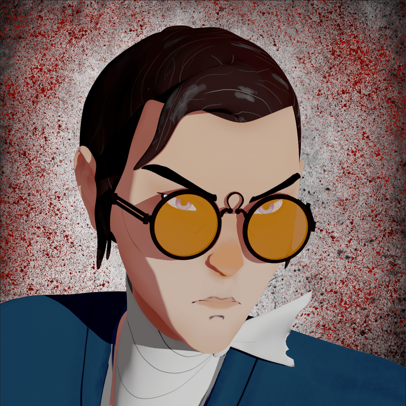 Blue Eye Samurai Game Ready Character